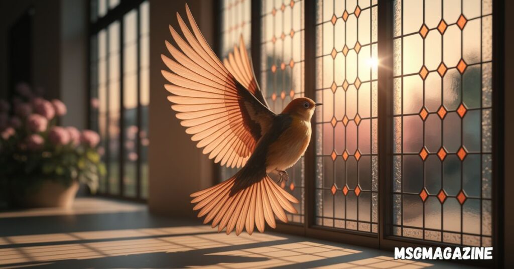 Bird Flying into Window