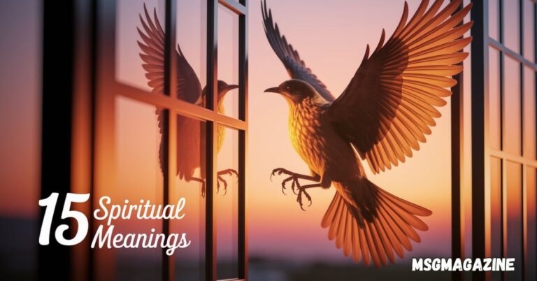 Bird Flying into Window