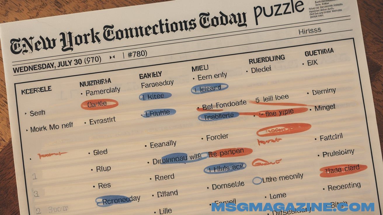 NYT Connections Today Hints and Answers