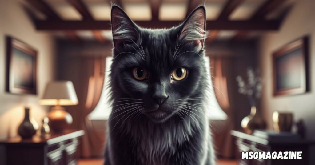 Spiritual Meanings of a Black Cat Staring At You