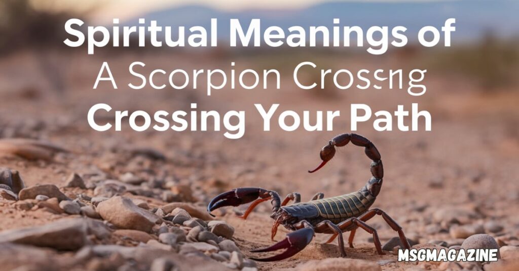 Spiritual Meanings of A Scorpion Crossing Your Path