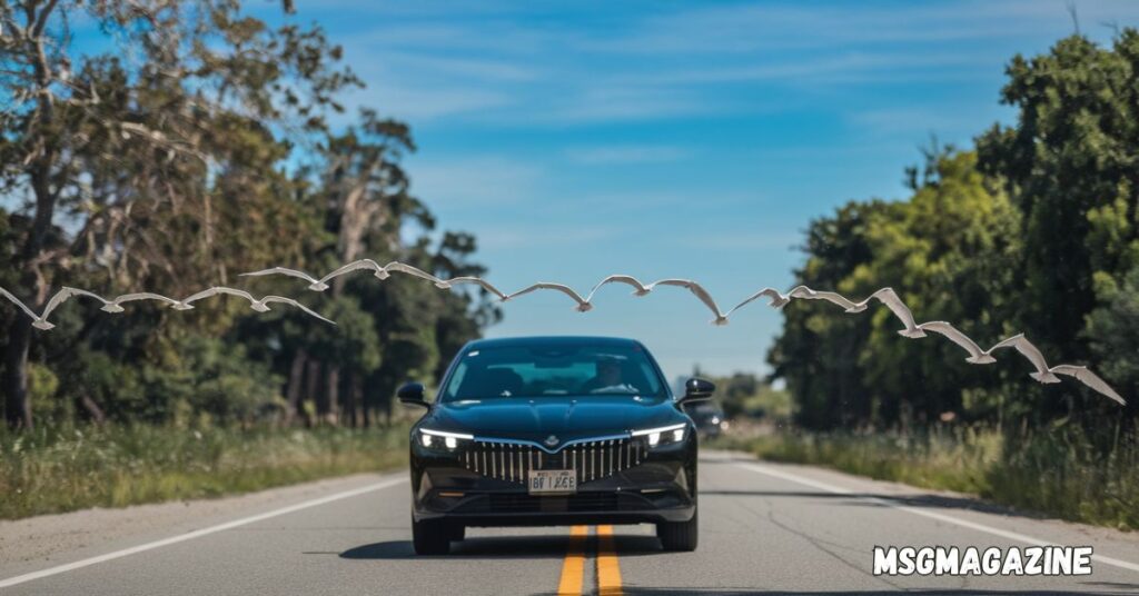 Spiritual Meanings of Birds Flying In Front Of Your Car While Driving