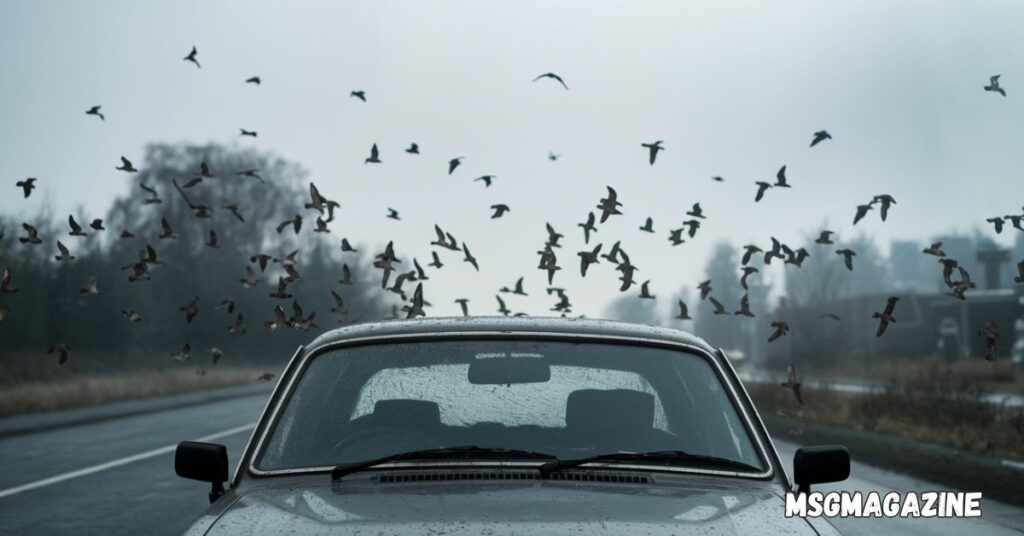 Spiritual Meanings of Birds Flying In Front Of Your Car While Driving