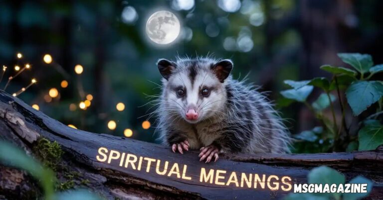 Spiritual Meanings Of Seeing A Possum